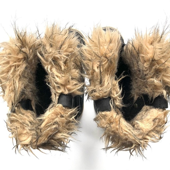 Sorel Joan of Arctic Black Suede Winter Boots Faux Fur Trim Tall Lace Up Boot - Picture 4 of 11